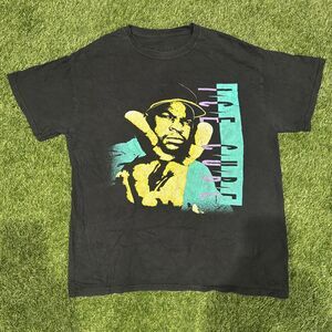 Ice Cube Purple & Teal 90’ Style Graphic Tee Mens Size Medium Black Shirt Retro